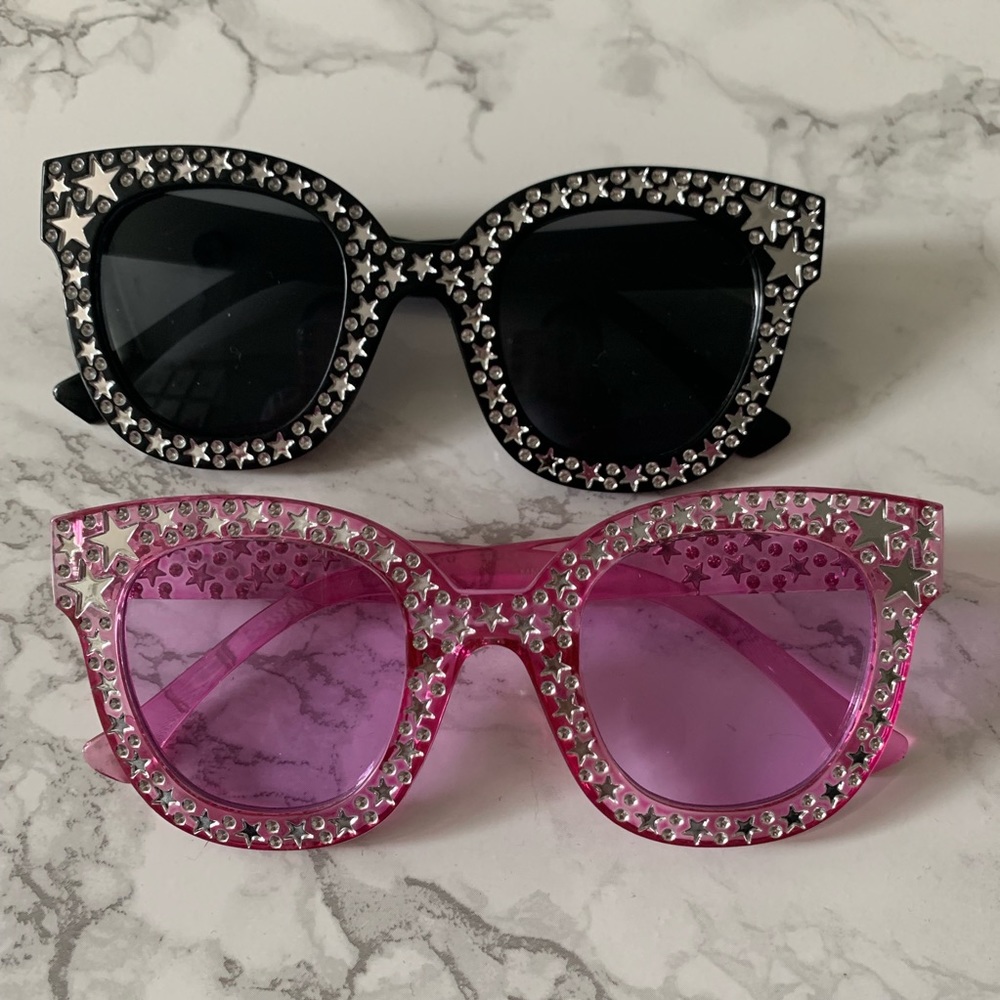 Star rhinestone sunglasses
